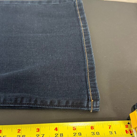 American Eagle Favorite Boyfriend Jeans Womens 14 Blue VTG Y2K Wide Leg Stretch - Picture 11 of 13